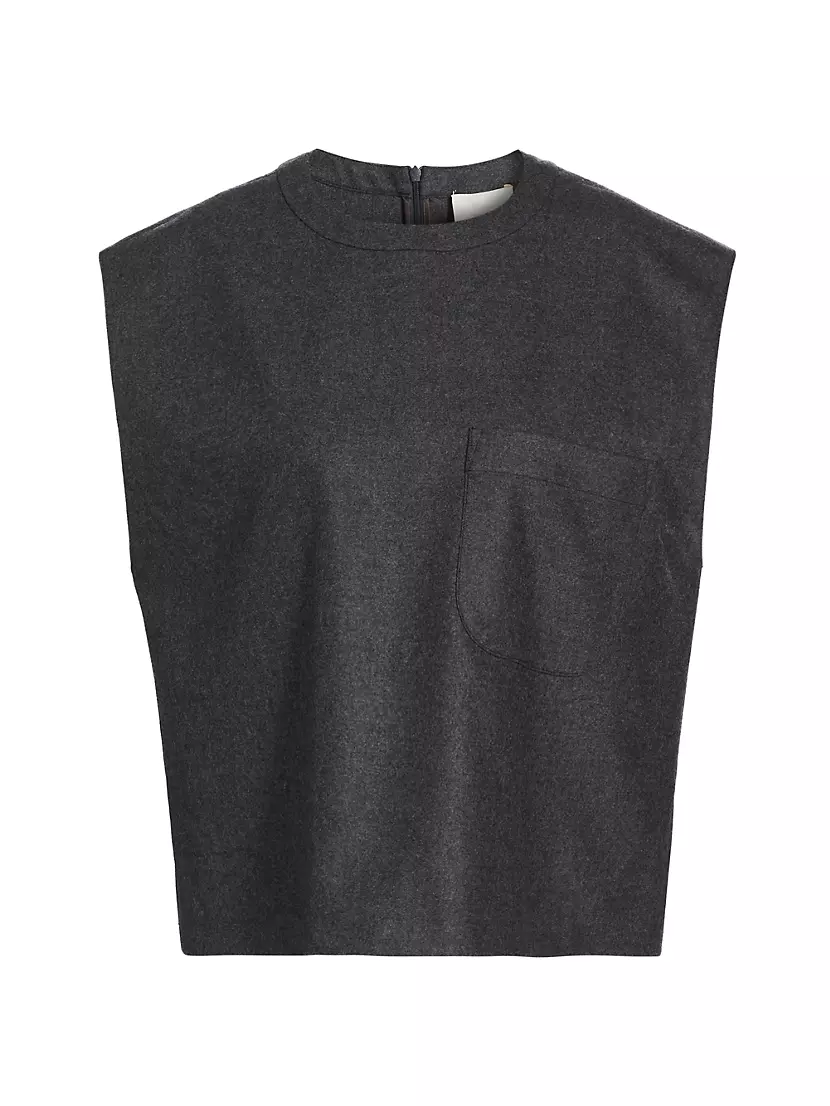 Женская Блузка TWP Wool & Cashmere Muscle Tee TWP