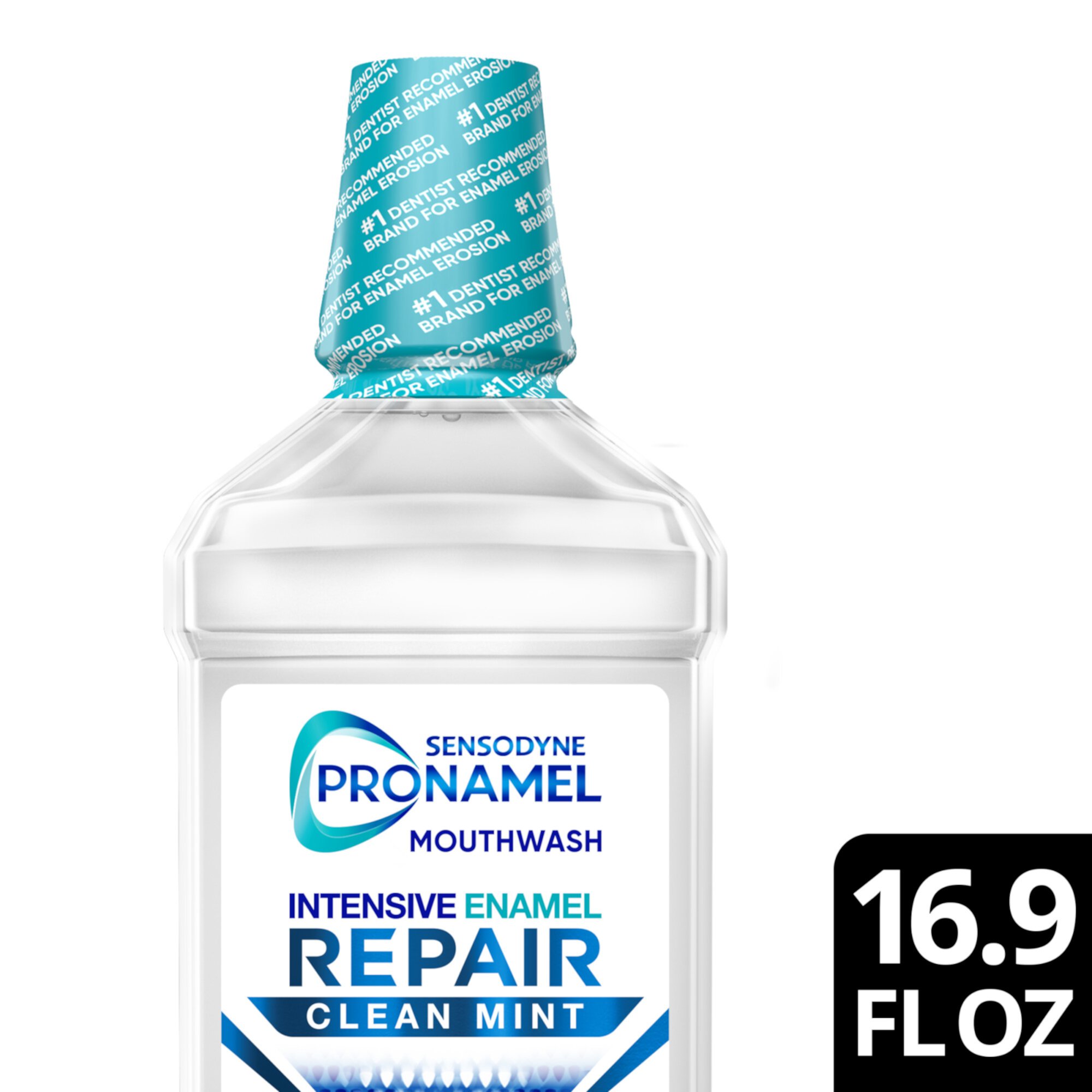 Sensodyne Pronamel Intensive Enamel Repair Mouthwash to Help Actively Repair Enamel and Protect Against Cavities, Clean Mint, 16.9 Fl Oz, for Adults Sensodyne Pronamel