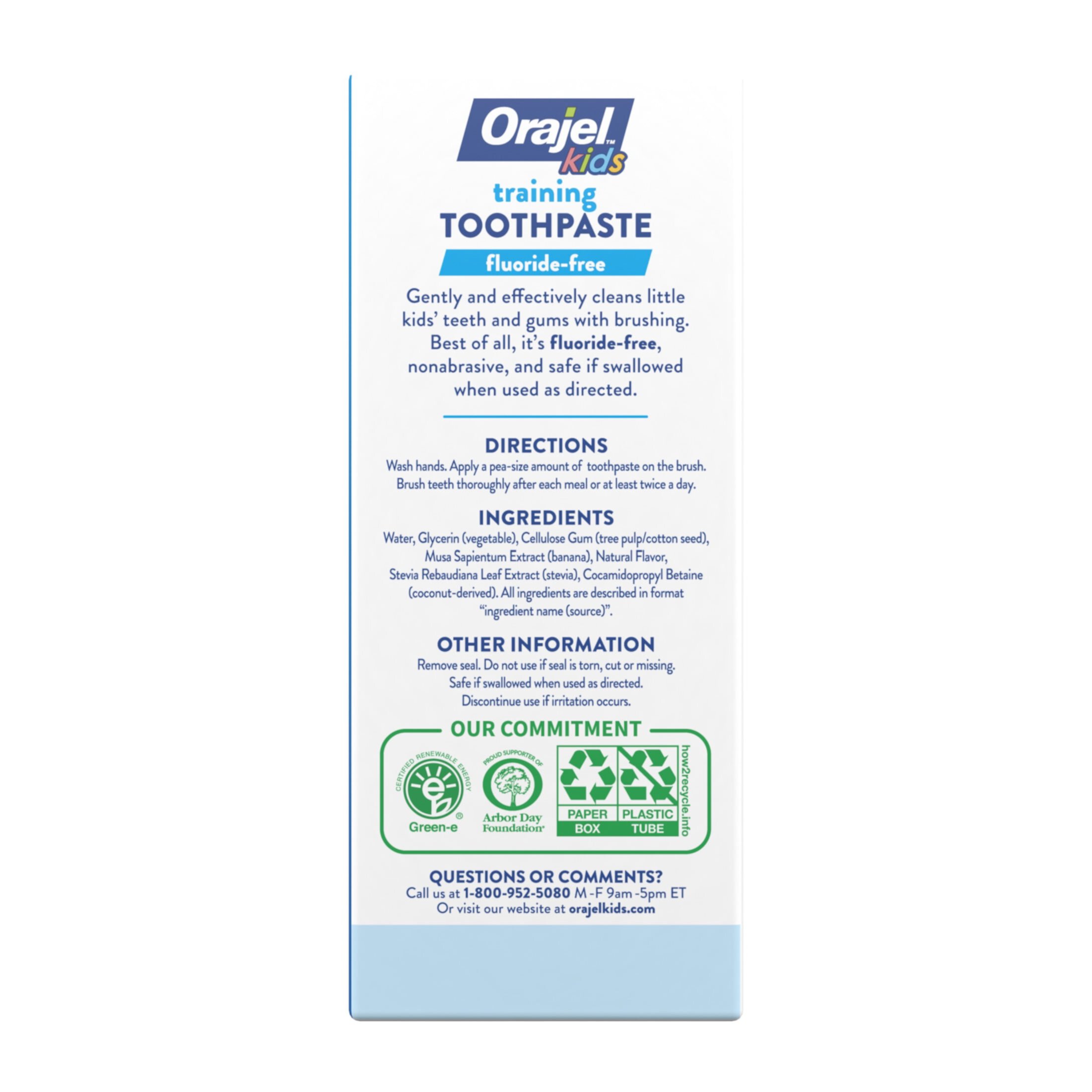 Orajel Kids PAW Patrol Training Toothpaste Fluoride-Free, Natural Fruity Fun Flavor, 1.5 oz Orajel