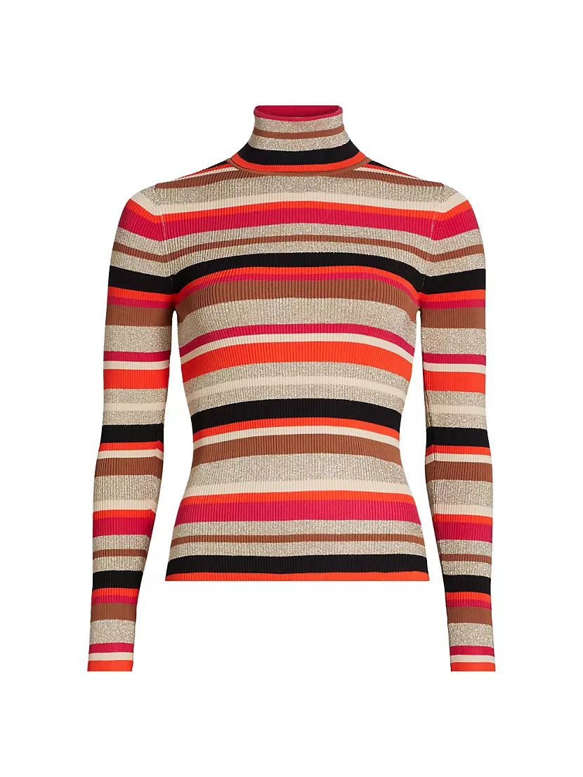 Женский Свитер L'AGENCE Olene Stripe Turtleneck L'AGENCE