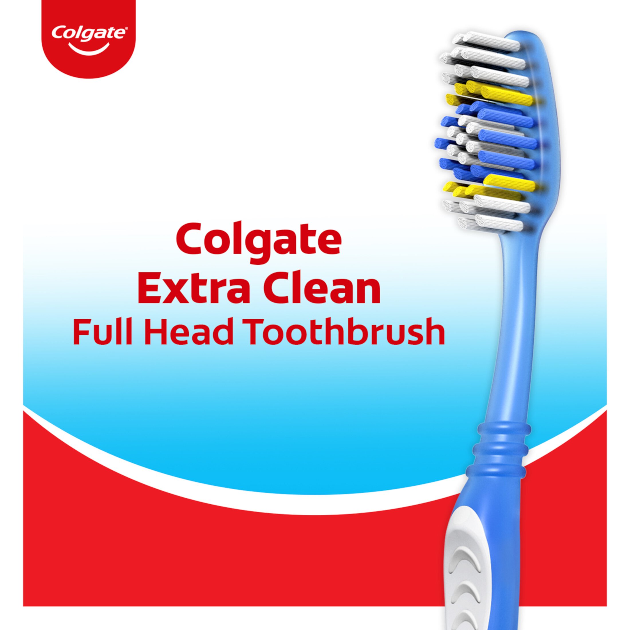 Colgate Extra Clean Full Head Toothbrush, Medium - 1 Count Colgate