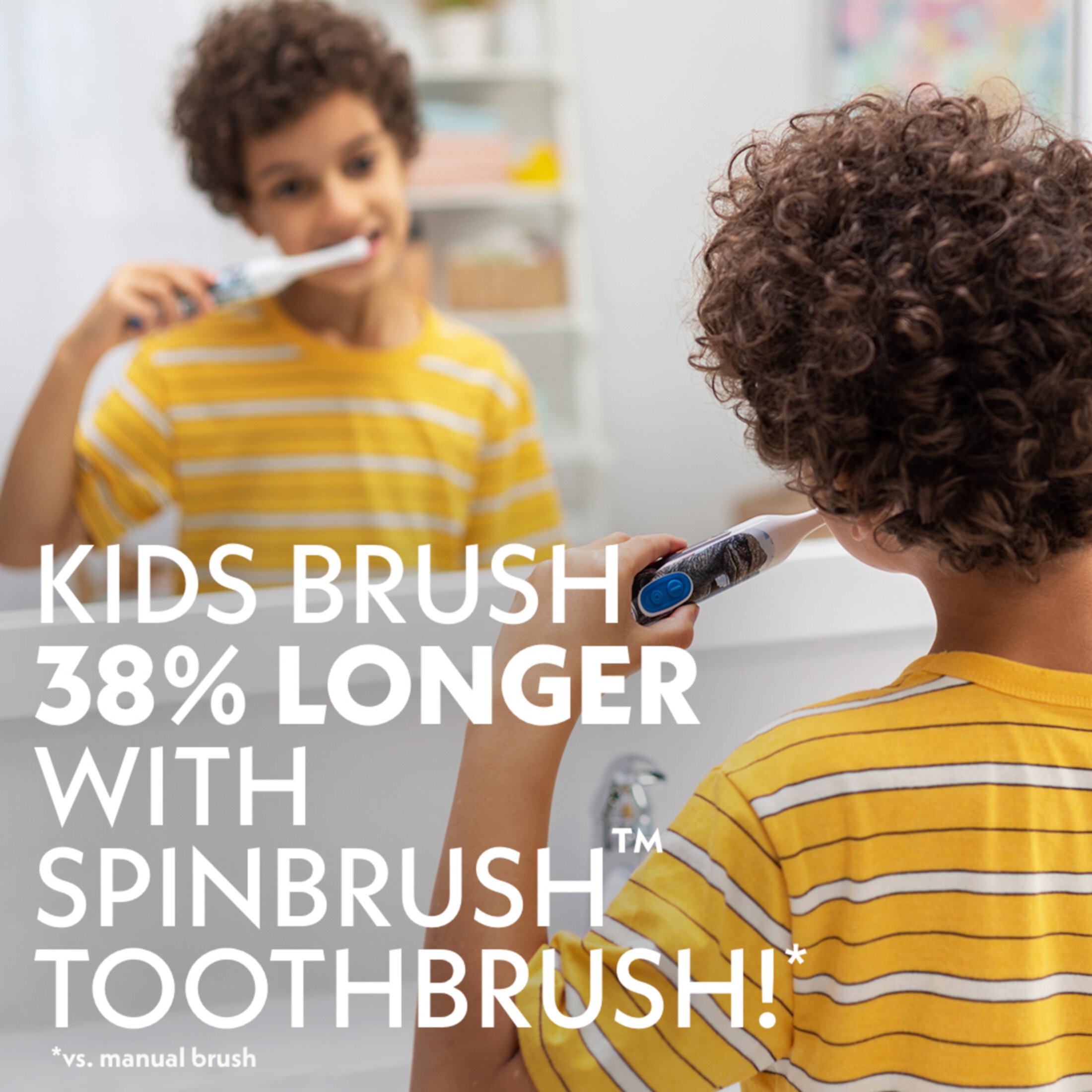 Spider-Man Movie Spinbrush Kids Electric Toothbrush, Battery-Powered, Soft Bristles, Ages 3+ Visit the Spinbrush Store