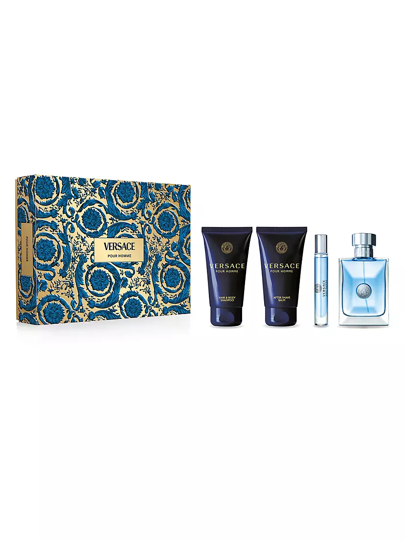 Versace Pour Homme 4-Piece Fragrance Gift Set Versace