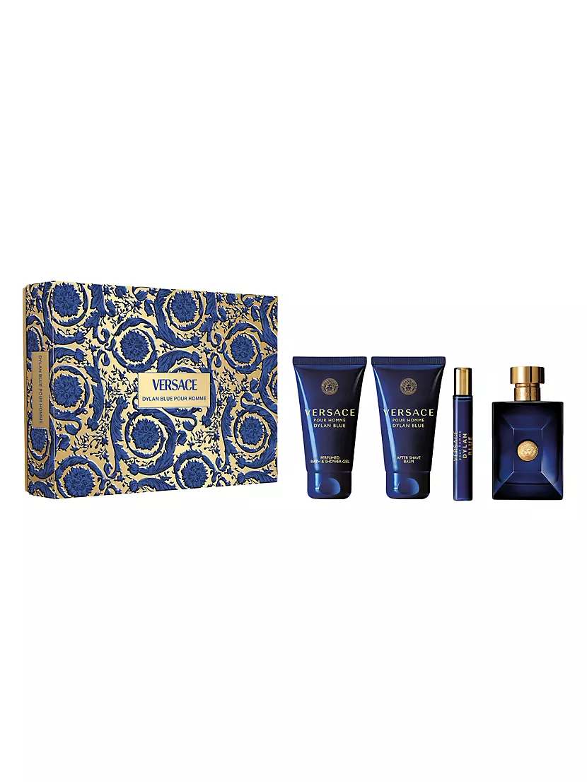 Versace Dylan Blue Pour Homme 4-Piece Fragrance Gift Set Versace