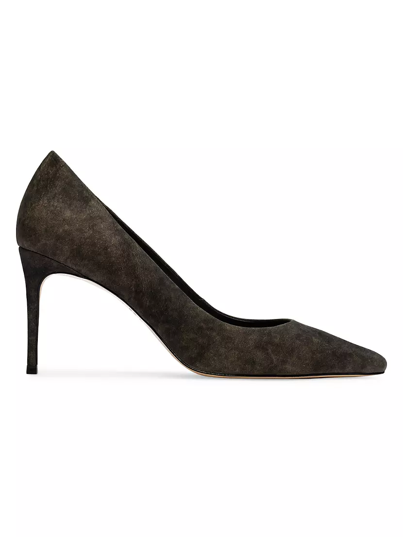 Женские Лодочки Black Suede Studio Amaya Pump Heels Black Suede Studio