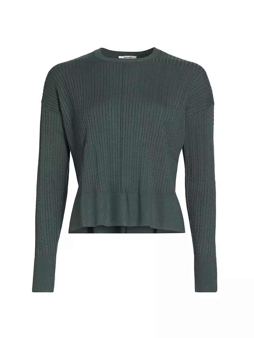 Veronica Cable-Knit Sweater Splendid