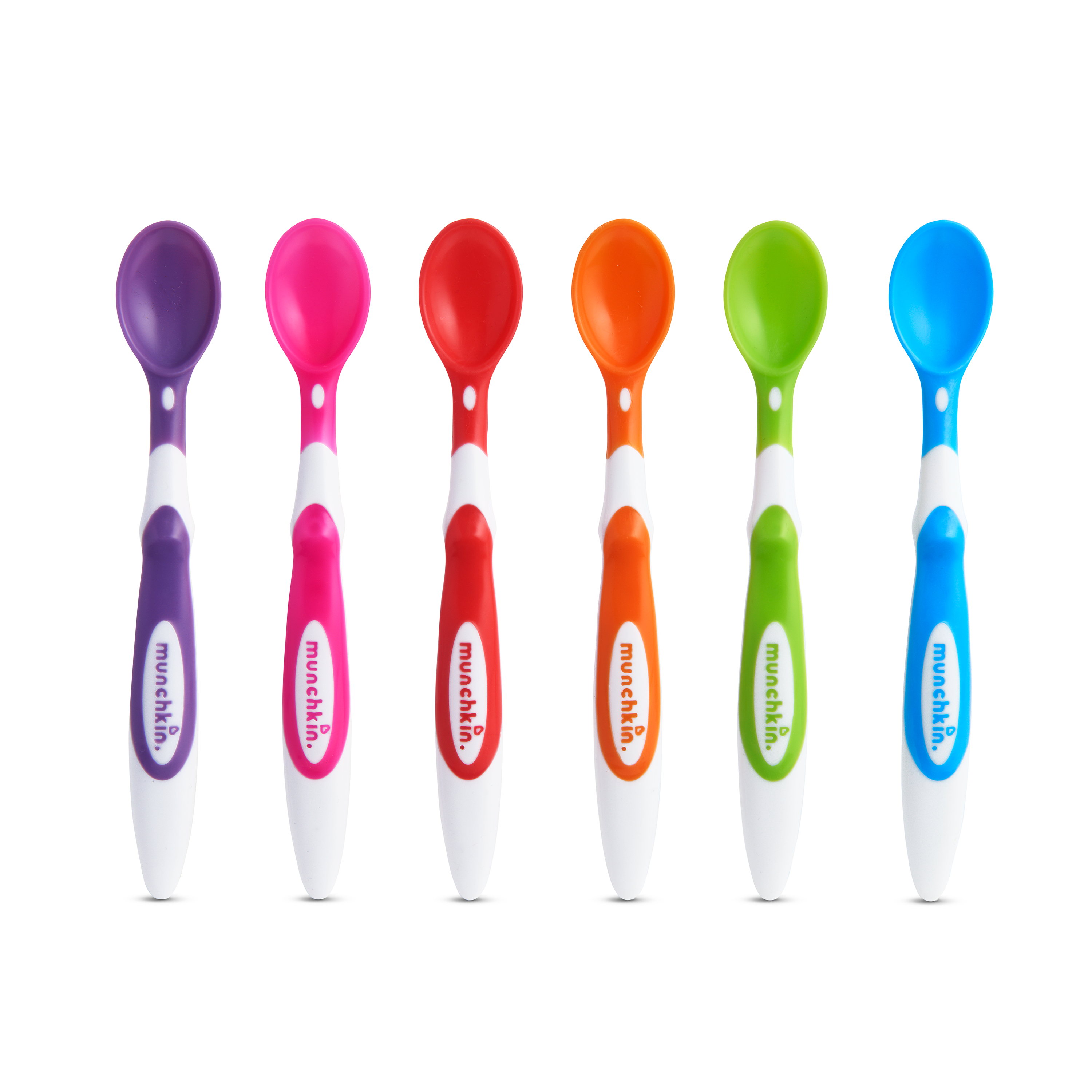 Munchkin® Soft Tip™ Infant Spoons, Multi-Color, 6 Pack, Unisex Munchkin