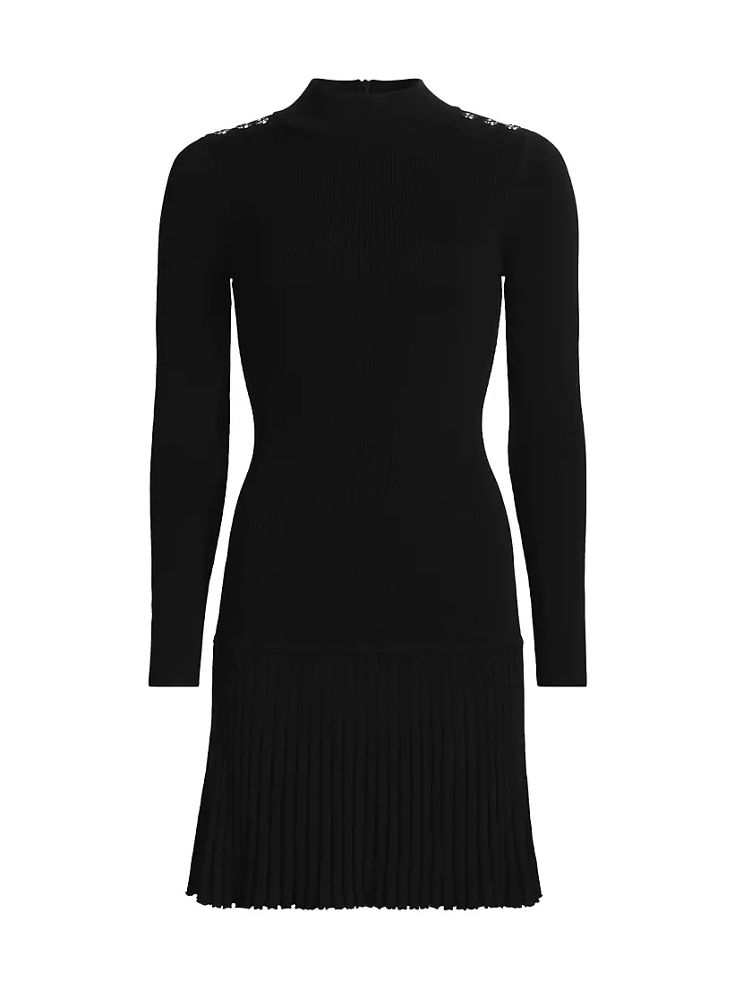 Женское Повседневное платье MICHAEL Michael Kors Knit Pleated-Hem MICHAEL Michael Kors