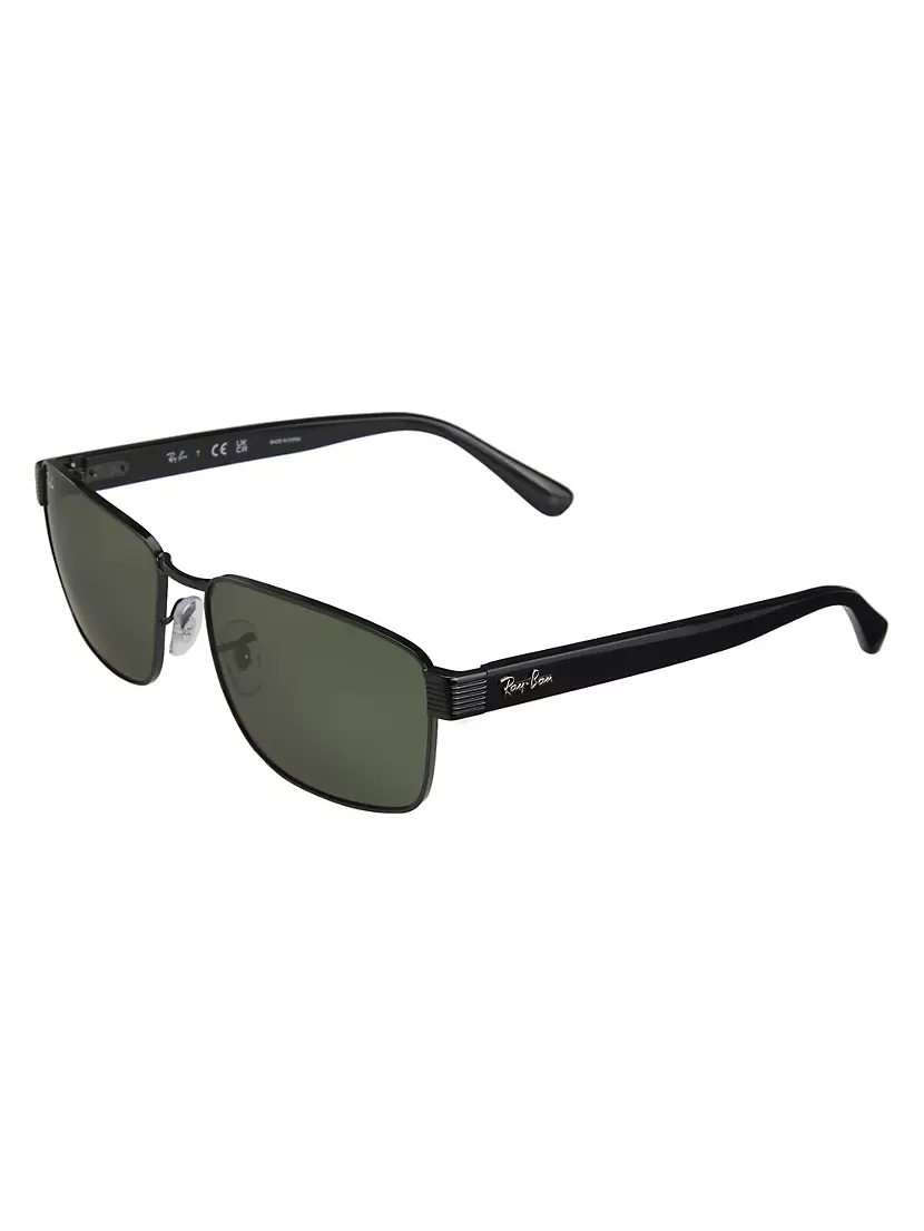 RB3750 62MM Square Sunglasses Ray-Ban