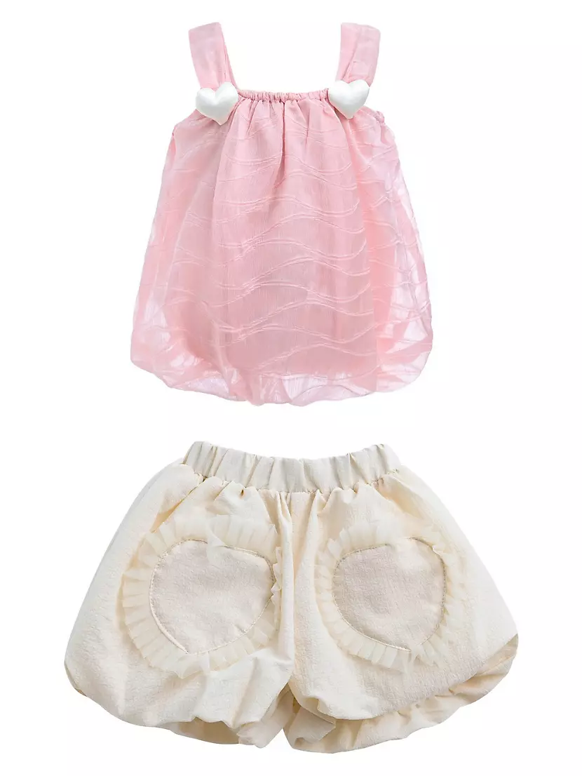 Детский Комплект Одежды Mimi Tutu Heart Summer Outfit Mimi Tutu