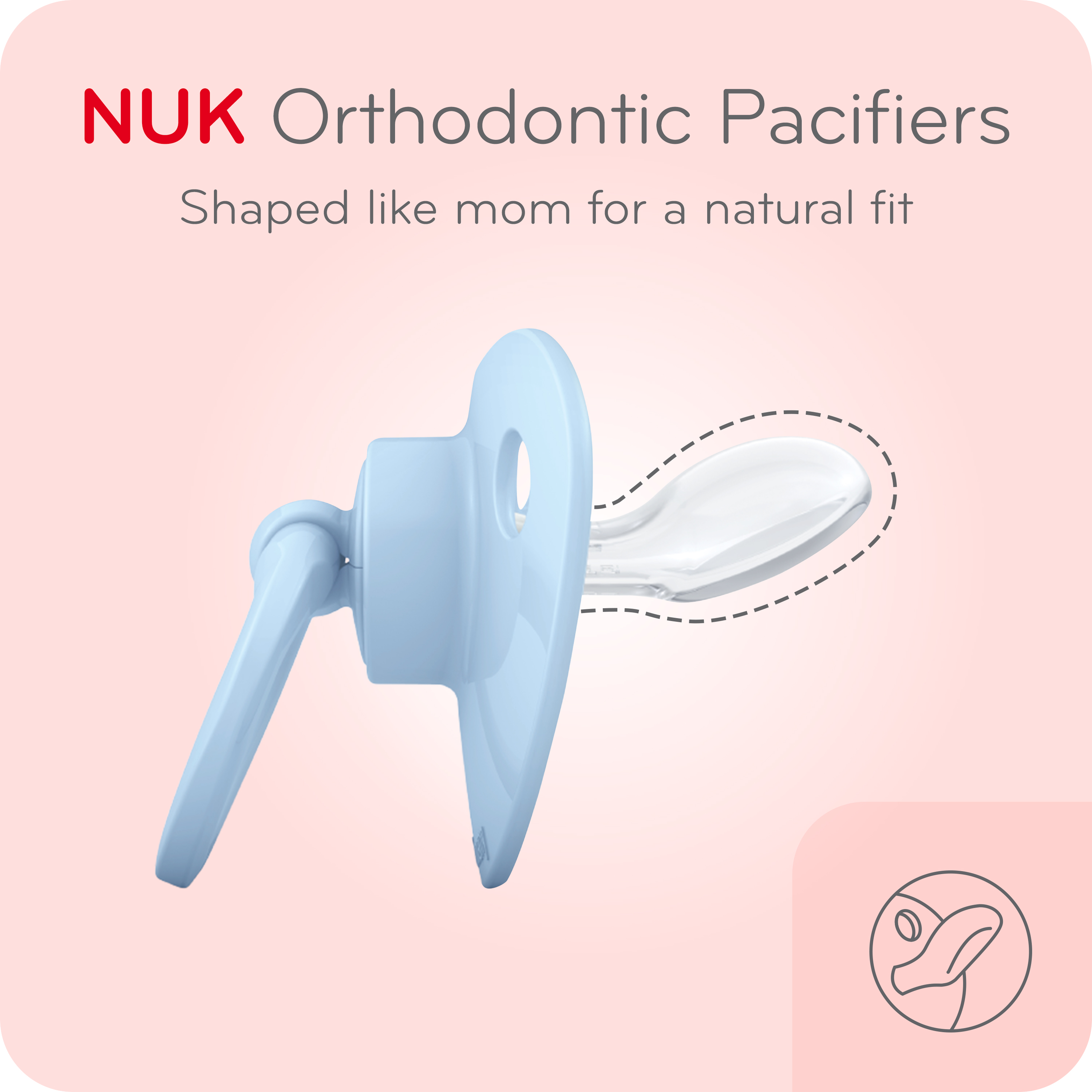 NUK Orthodontic Pacifier Value Pack, Boy, 6-18 Months, 3-Pack NUK