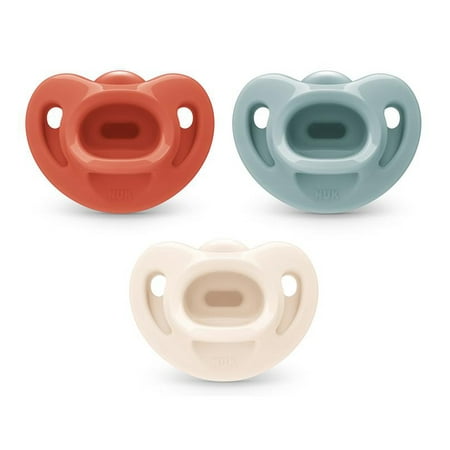 NUK Comfy™ Orthodontic Pacifiers, 0-6M, Neutral, Unisex, 3 Pack NUK