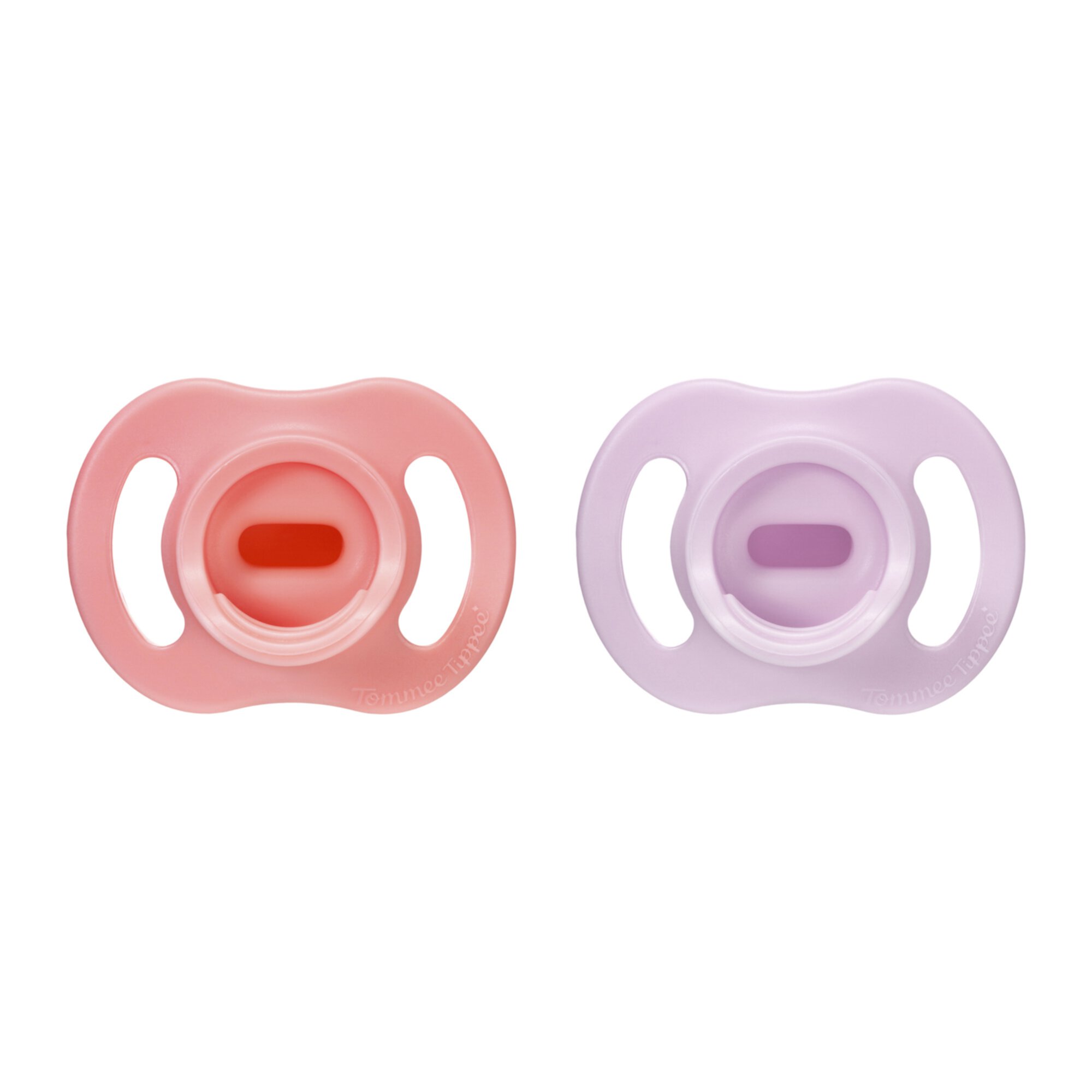 Tommee Tippee Ultra-light StayPut Pacifier, 0-6m, One-Piece Silicone Design, 2 Pack Tommee Tippee