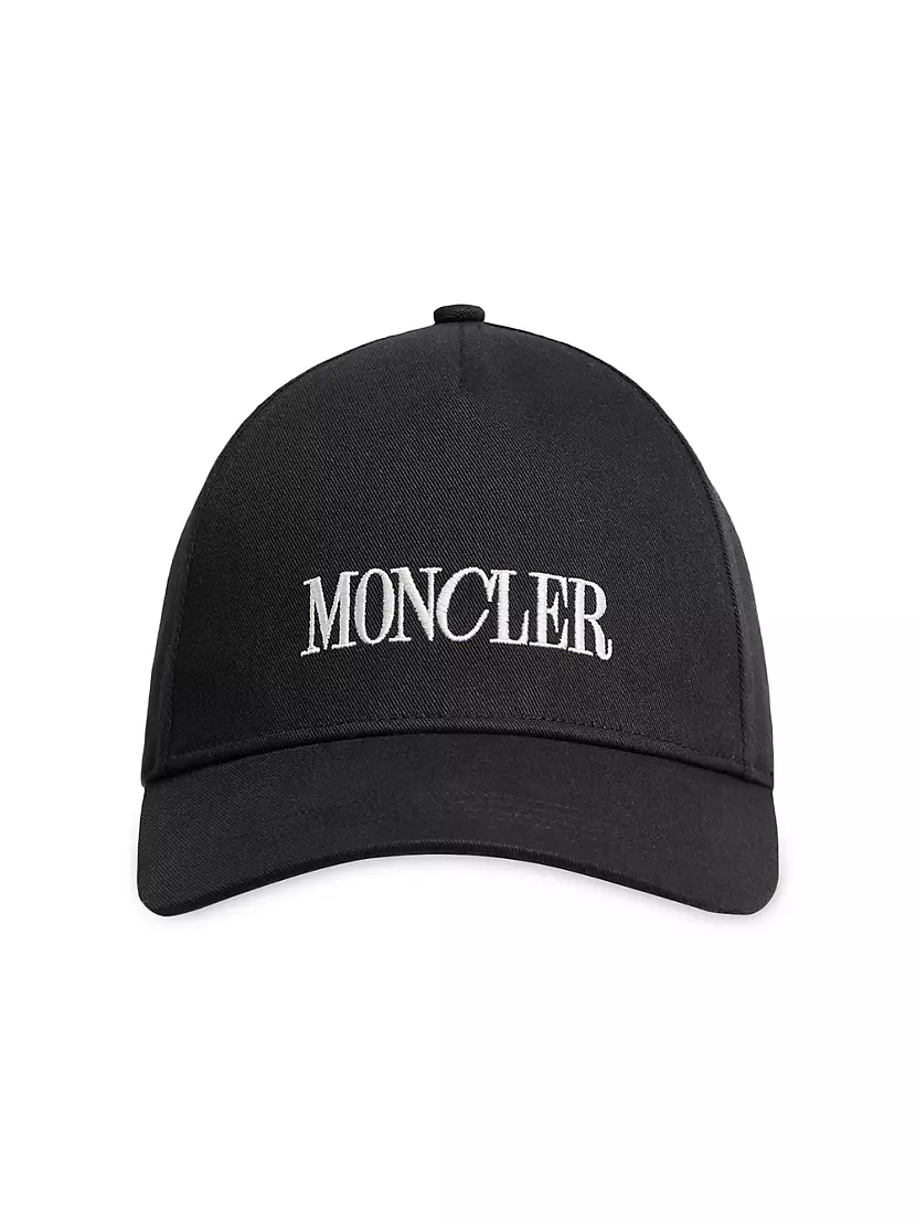 Бейсболка из египетского хлопка с логотипом и хлопковой подкладкой Moncler