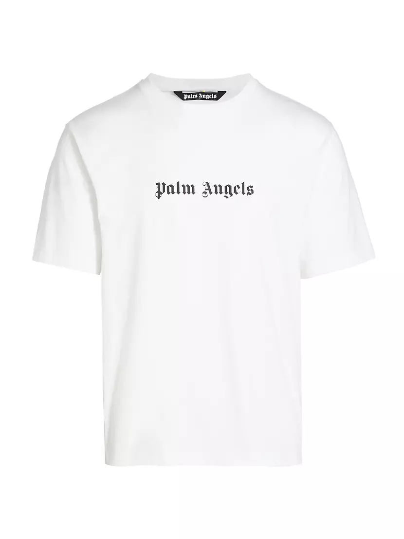 Мужская Футболка PALM ANGELS Classic Logo Slim-Fit PALM ANGELS