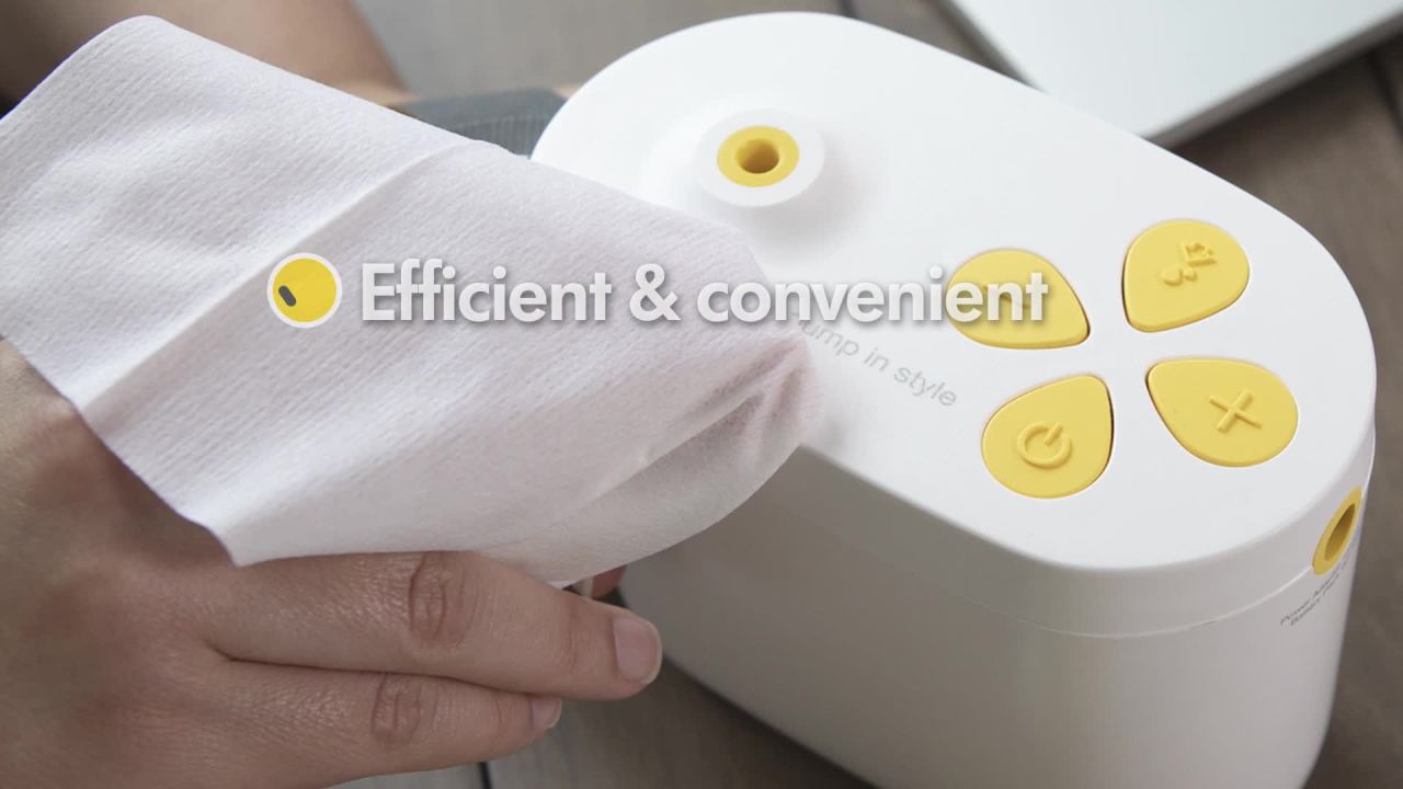 Medela Quick Clean 30-Count Breast Pump and Accessory Wipes Medela