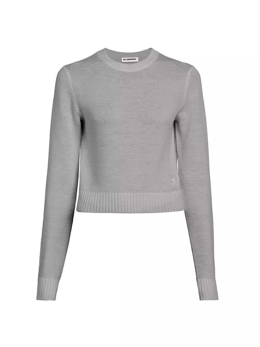 Женский Свитер Jil Sander Wool Roundneck Jil Sander