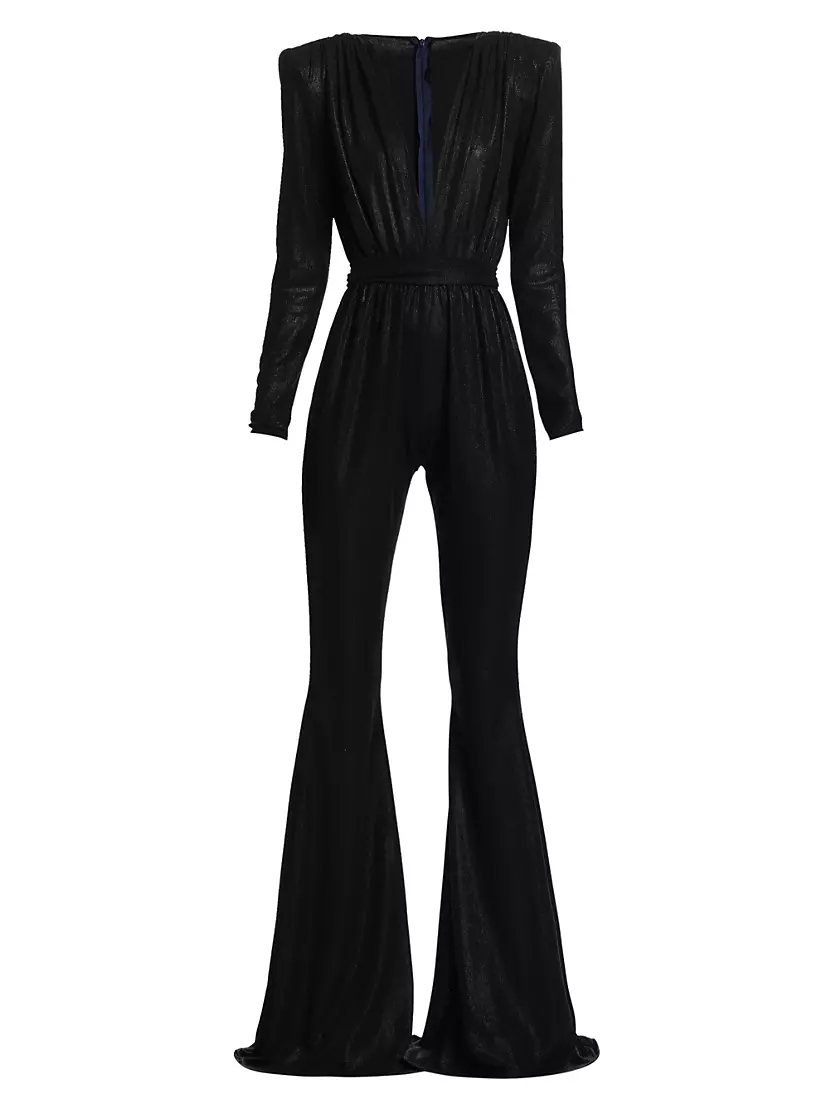 Derrick Flare Jumpsuit MICHAEL COSTELLO COLLECTION