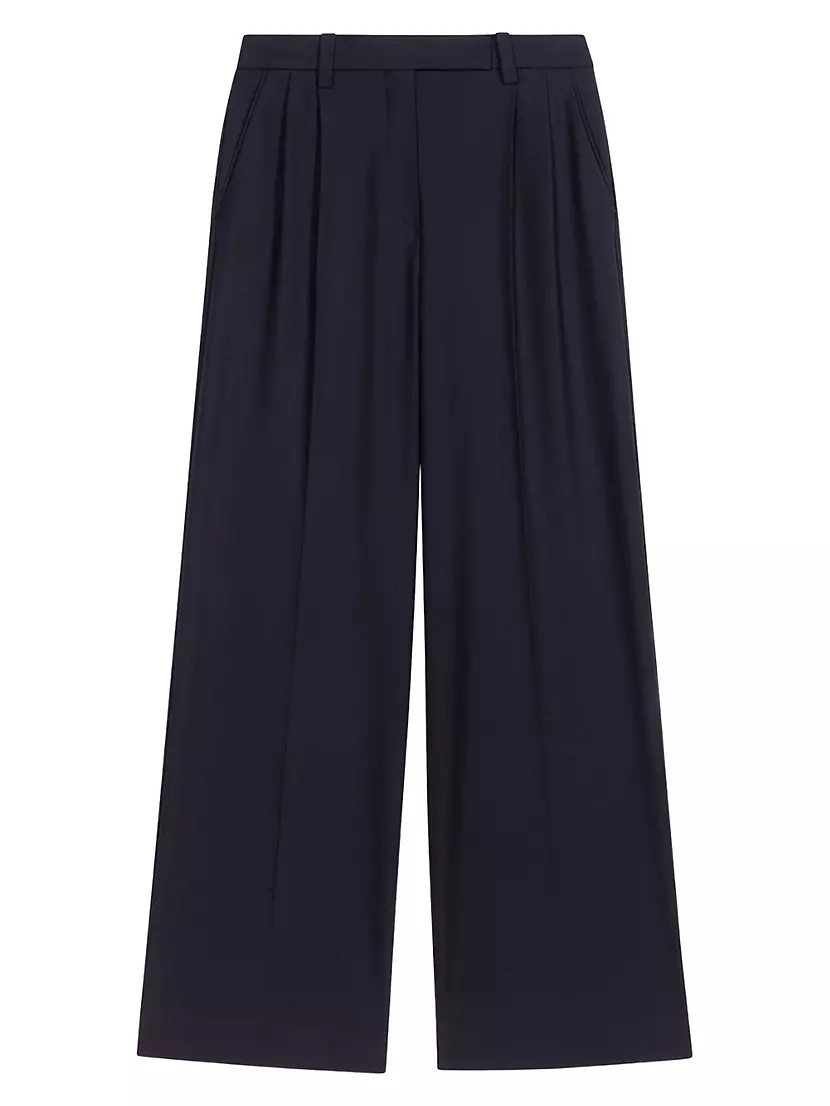 Wide Leg Suit Trousers Maje