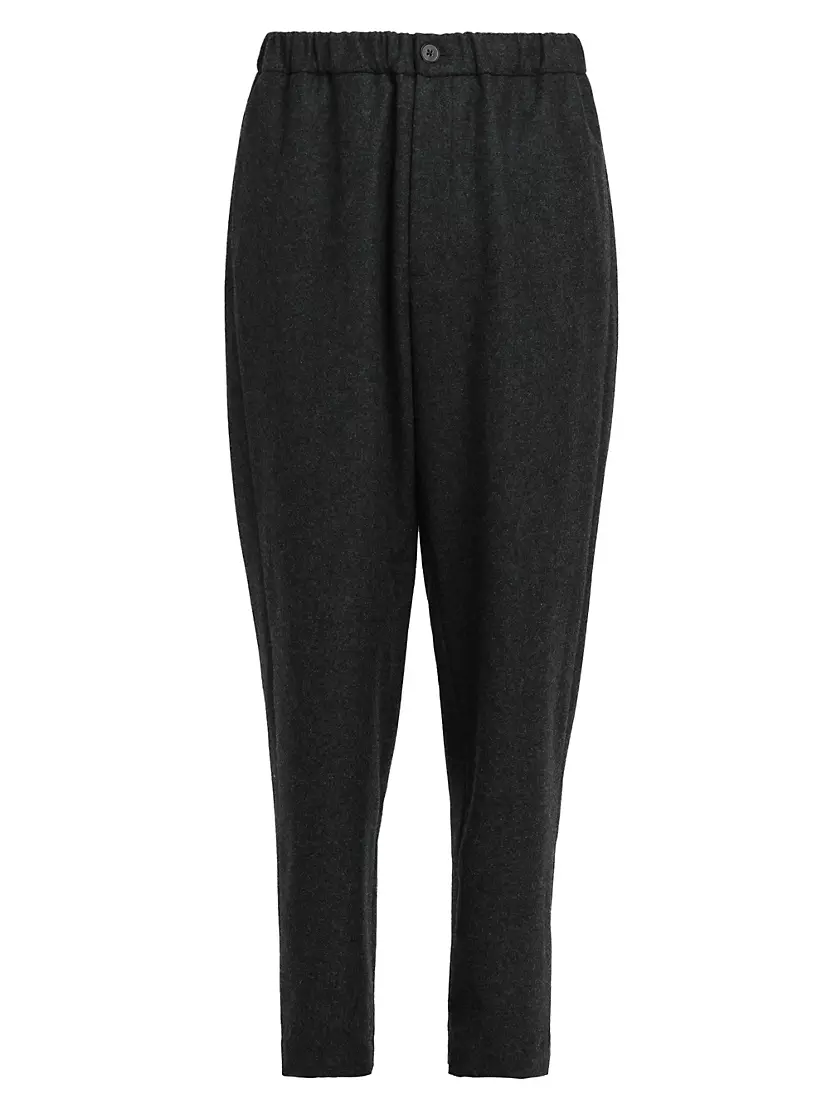 Мужские Повседневные брюки Jil Sander Flat-Front Wool Trousers Jil Sander