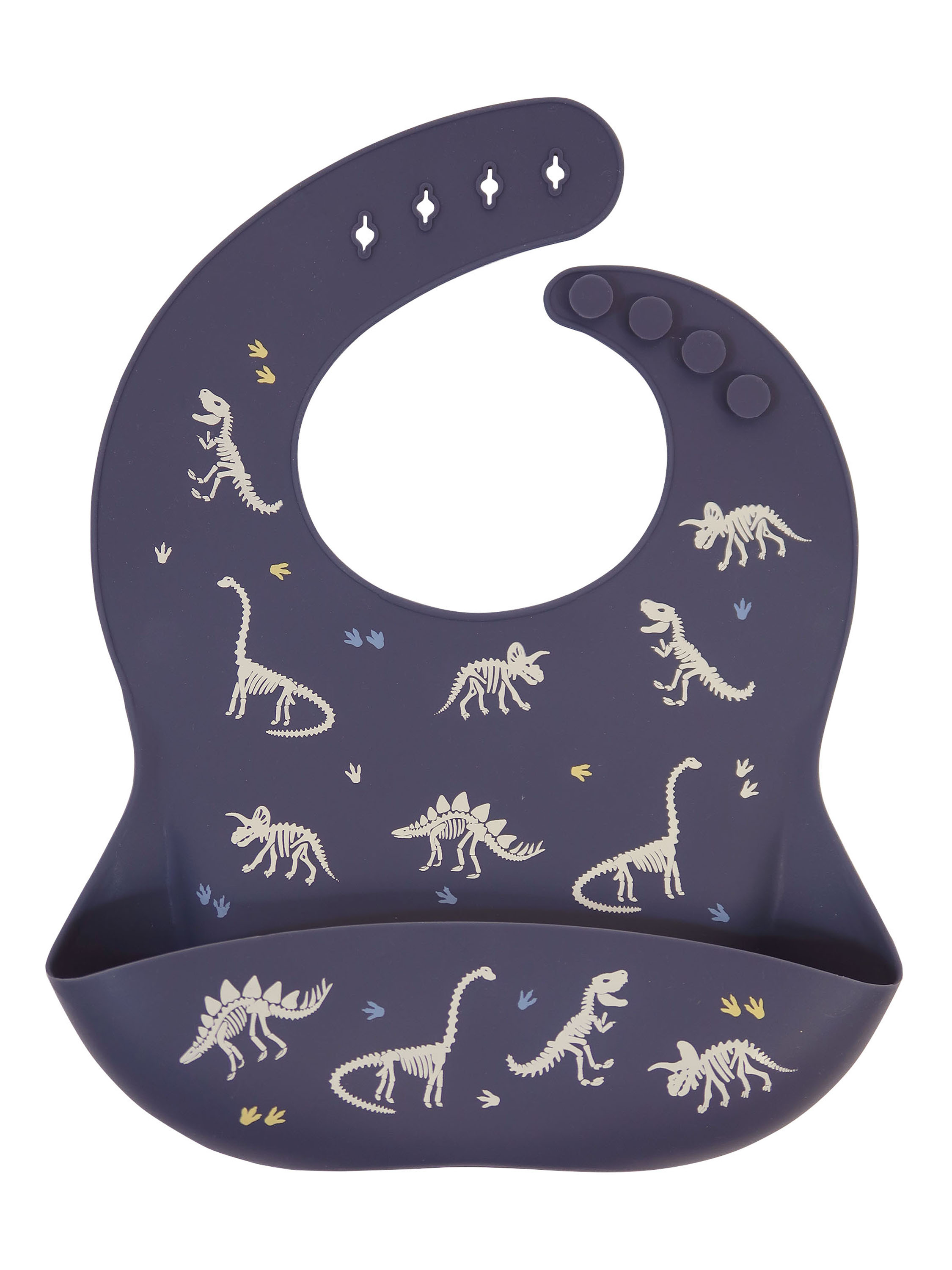 Neat Solutions Dinosaur Print Infant Silicone Bib Neat Solutions