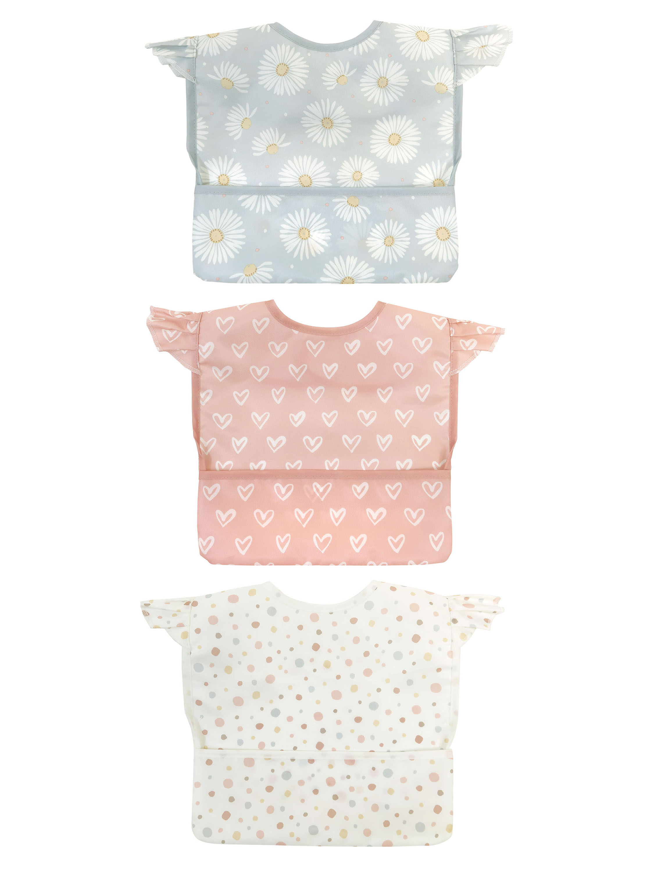 Neat Solutions Ruffle Sleeve 3 Pack Infant Bib Neat Solutions