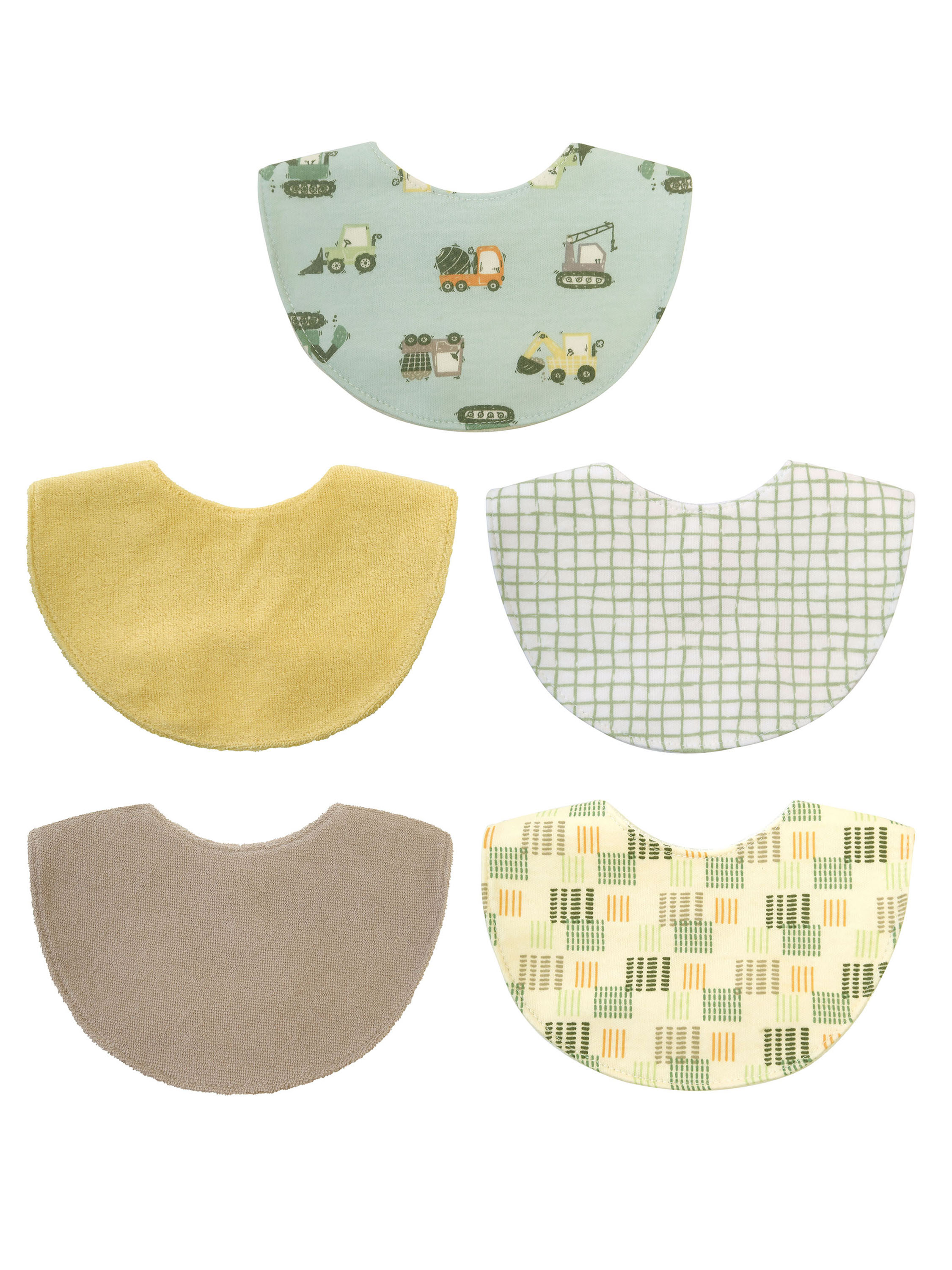 Neat Solutions 5 Pack Boy Newborn Bib Neat Solutions