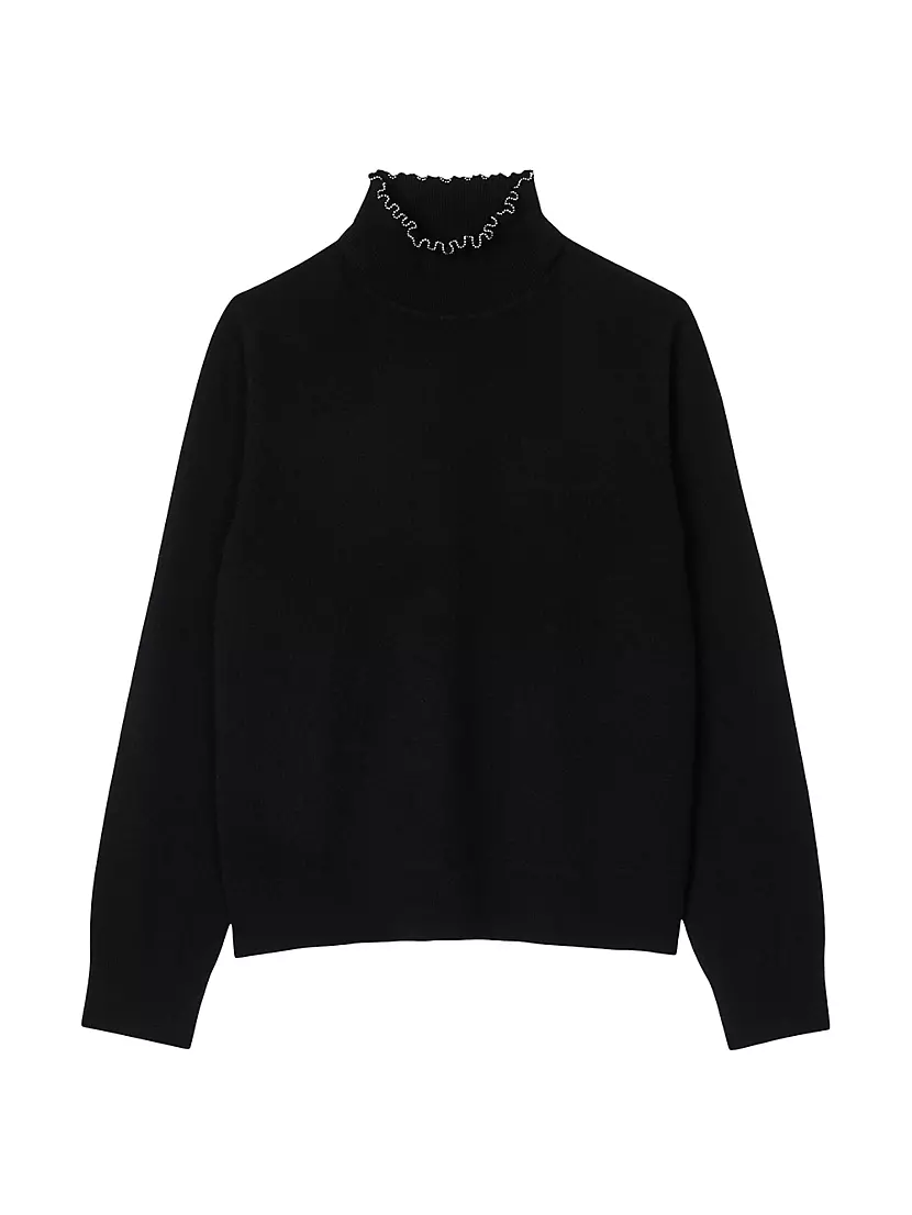 Женский Свитер Sandro Wool and Cashmere Sandro