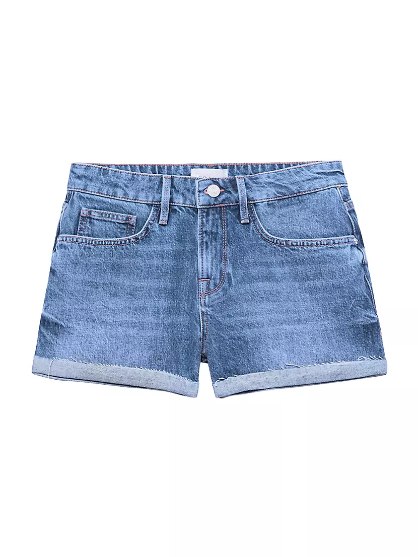 Le Grand Garcon Denim Shorts Frame