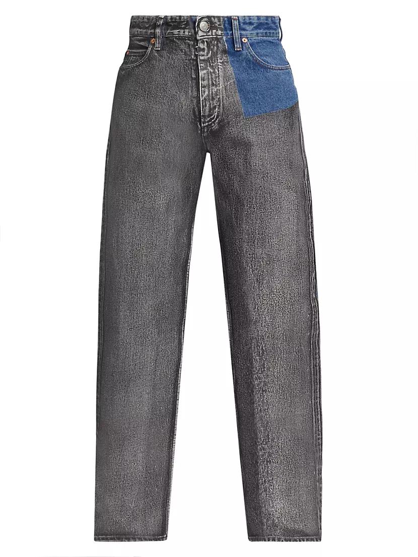 Мужские Прямые джинсы MM6 Maison Margiela Denim Mix MM6 Maison Margiela