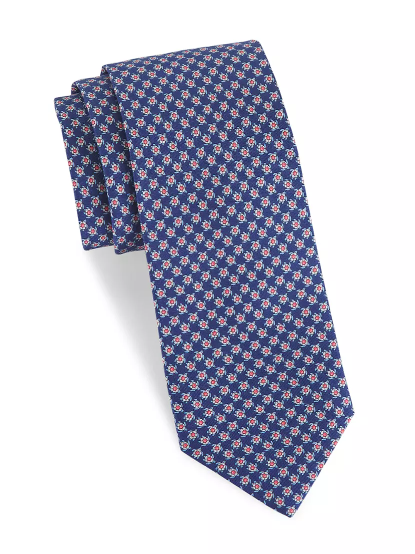 Галстук Ferragamo Turtle Silk Tie Ferragamo