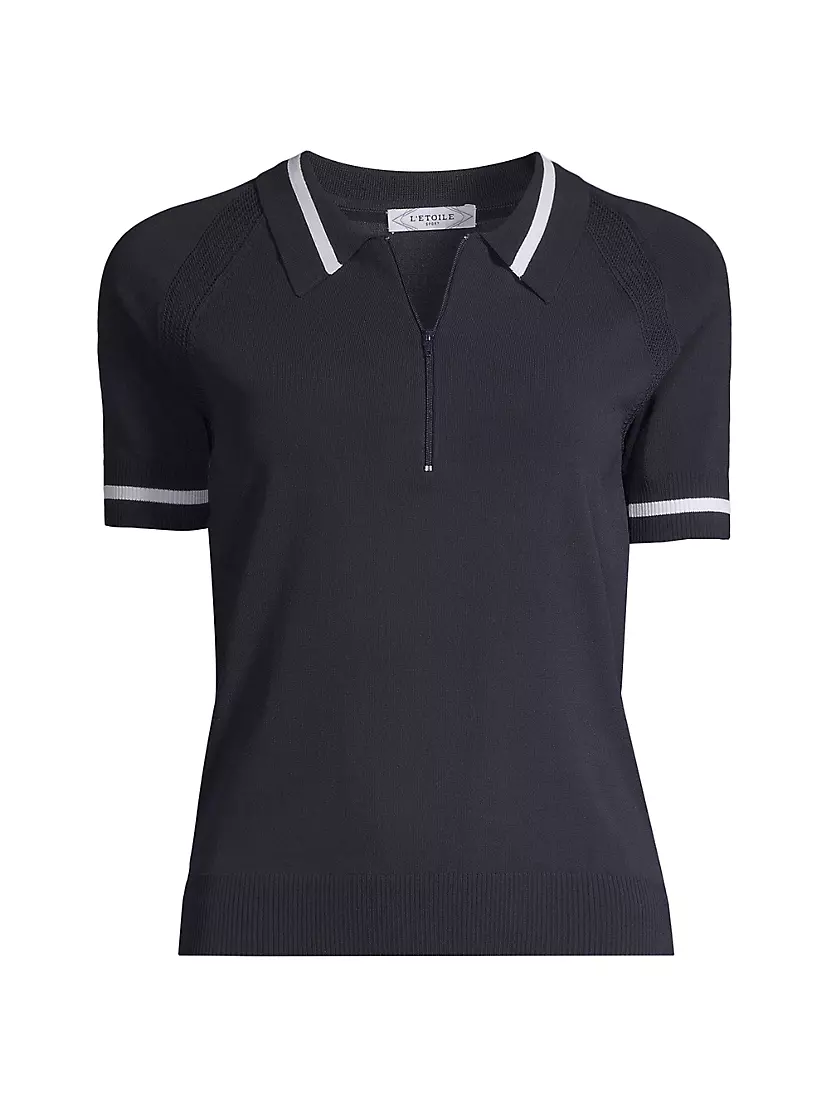 Женская Блузка L'Etoile Sport Tipped Jersey Polo L'Etoile Sport