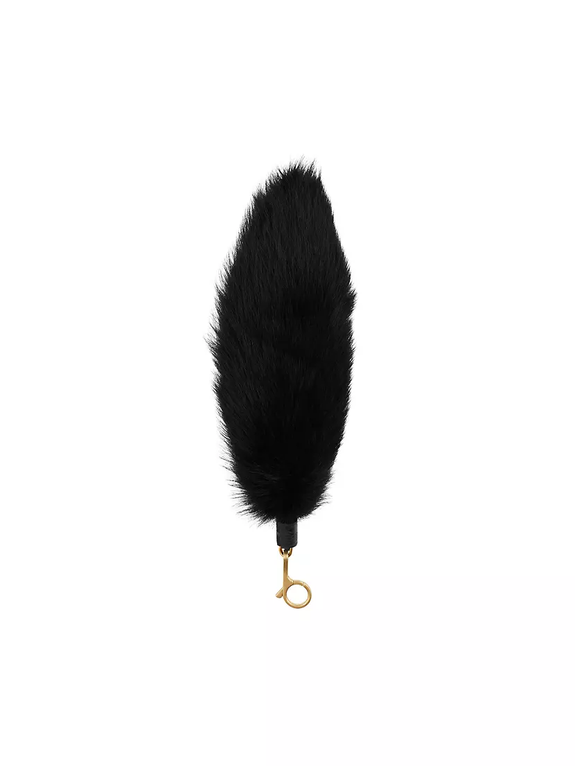 Другие аксессуары для сумок Burberry Tail Dyed Shearling Charm Burberry