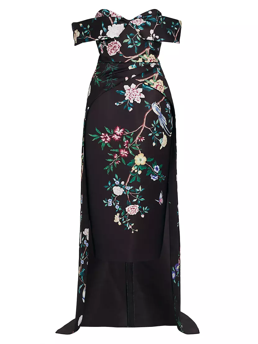 Женское Повседневное платье Marchesa Notte Paradise-Print Marchesa Notte