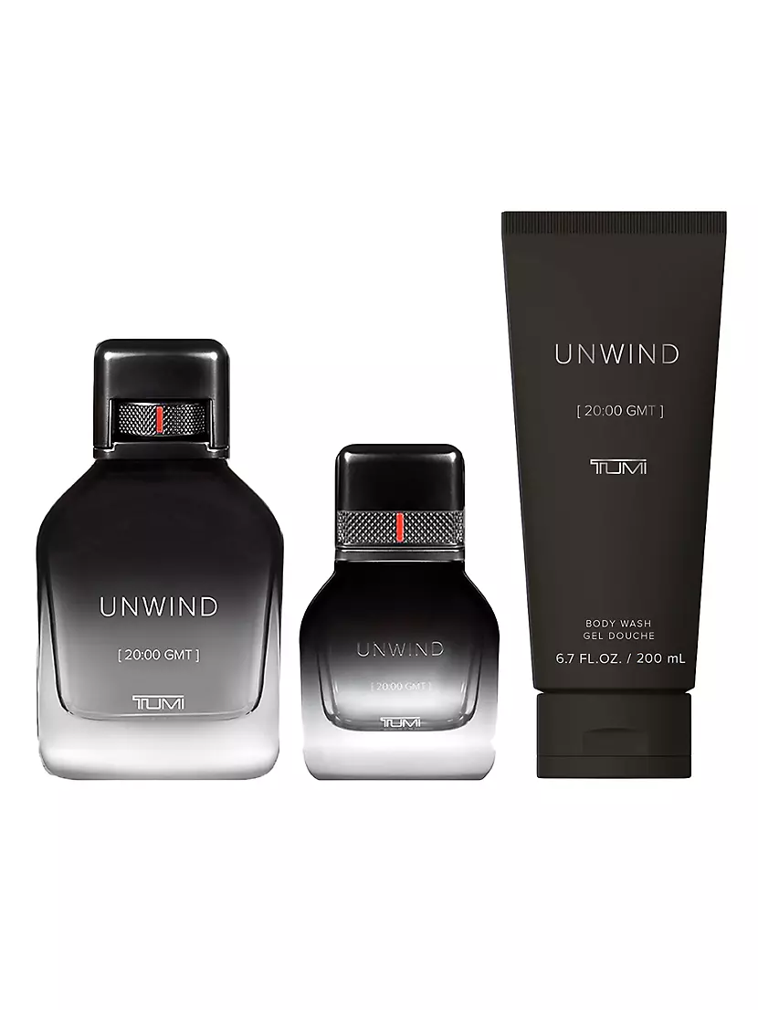 UNWIND [20:00 MGT] 3-Piece Eau de Parfum &amp; Shower Gel Gift Set Tumi