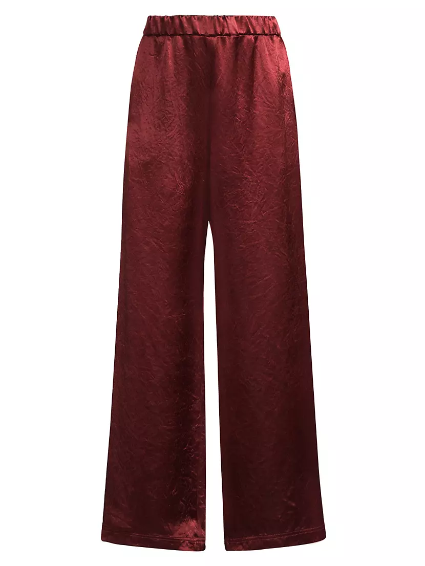 Satin Pull-On Pants Max Mara