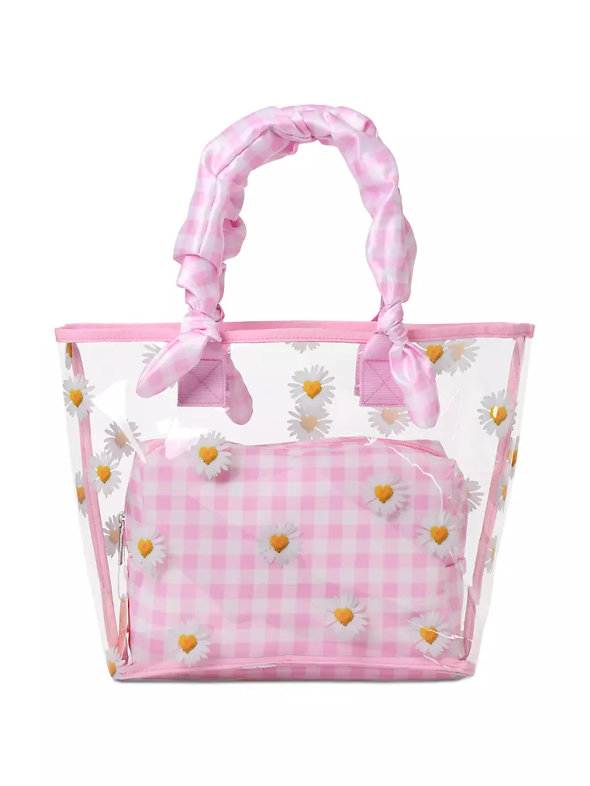 Детская сумка iScream Girl's Daisy Love Clear Tote и косметичка IScream