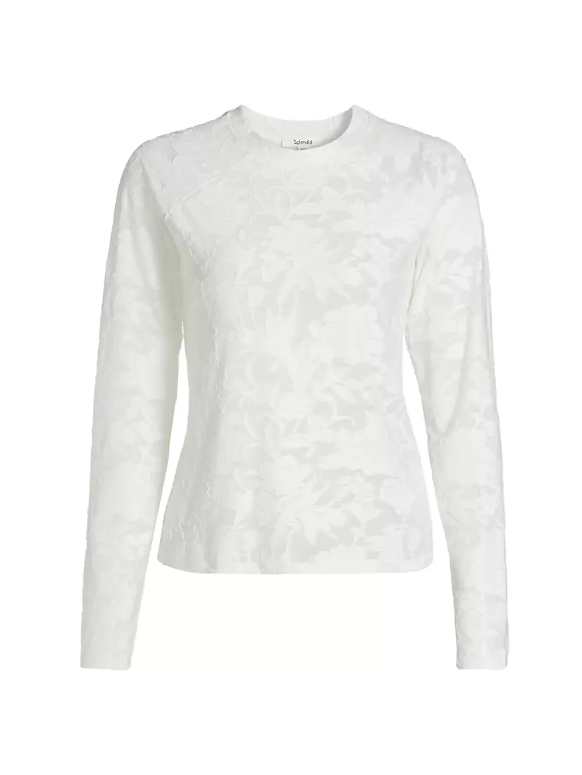 Cecelia Floral Long-Sleeve T-Shirt Splendid