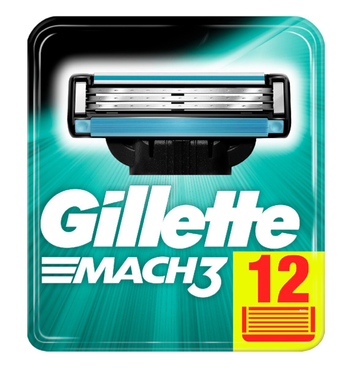 Gillette Mach3 Refill Blade Cartridges for Men, 12 Count Visit the Gillette Store