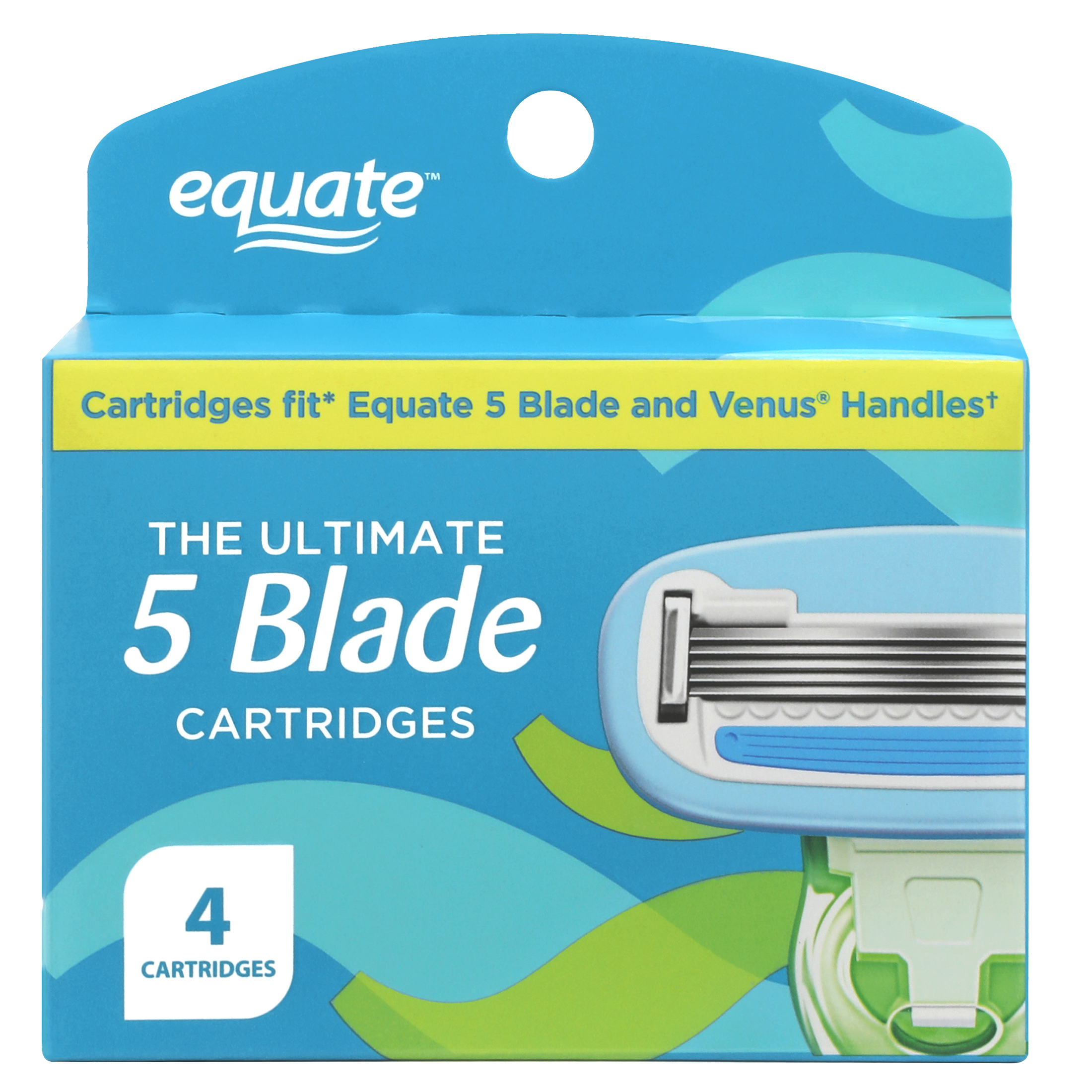 Equate The Ultimate 5 Blade Cartridges, 4 Count Equate