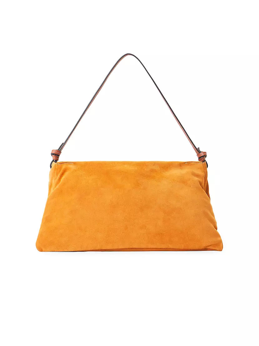 Vivi Suede Shoulder Bag Staud