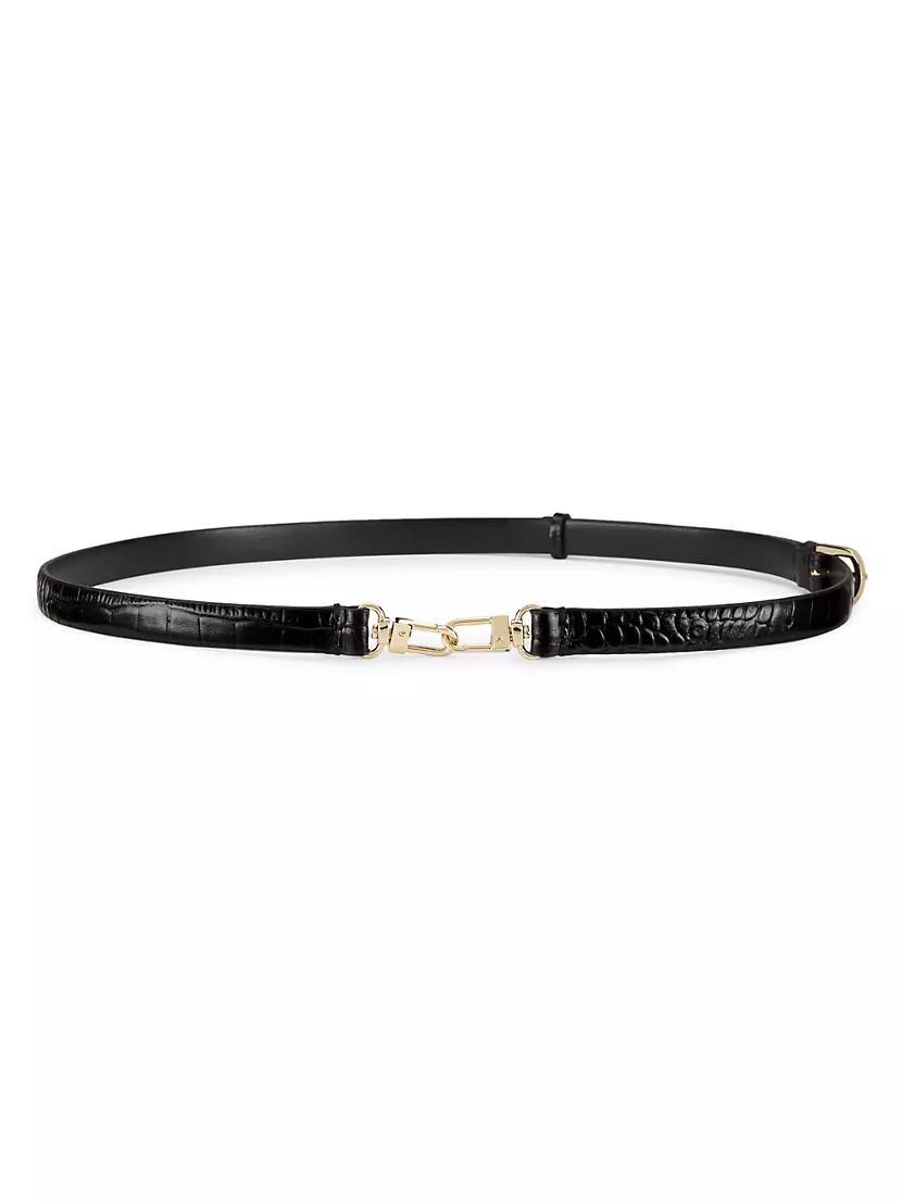 Ремень Totême Skinny Leather Belt Toteme