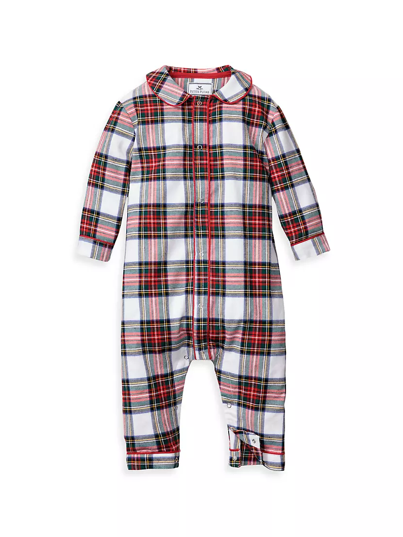 Мальчиковый Ромпер Petite Plume Cambridge Balmoral Plaid Petite Plume