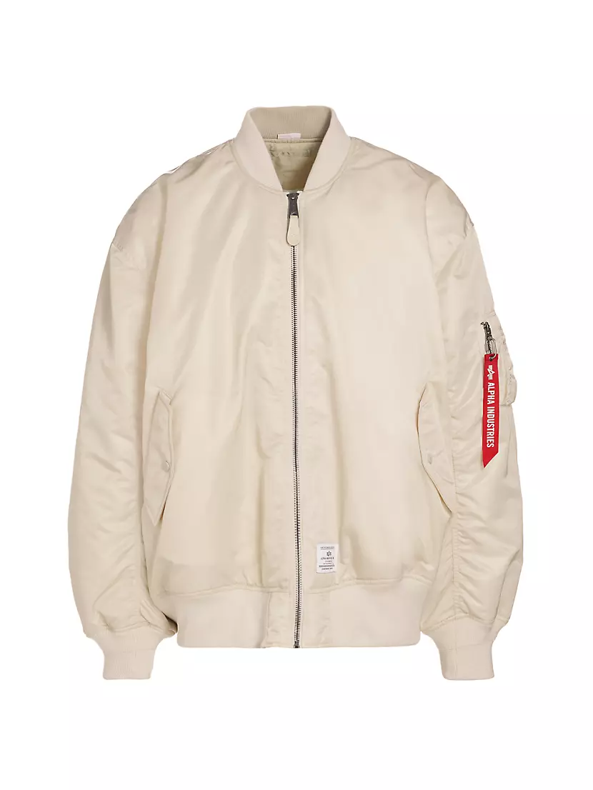 Куртка бомбер Alpha Industries Gen II MA-1 Blood Chit с воротником и молнией Alpha Industries