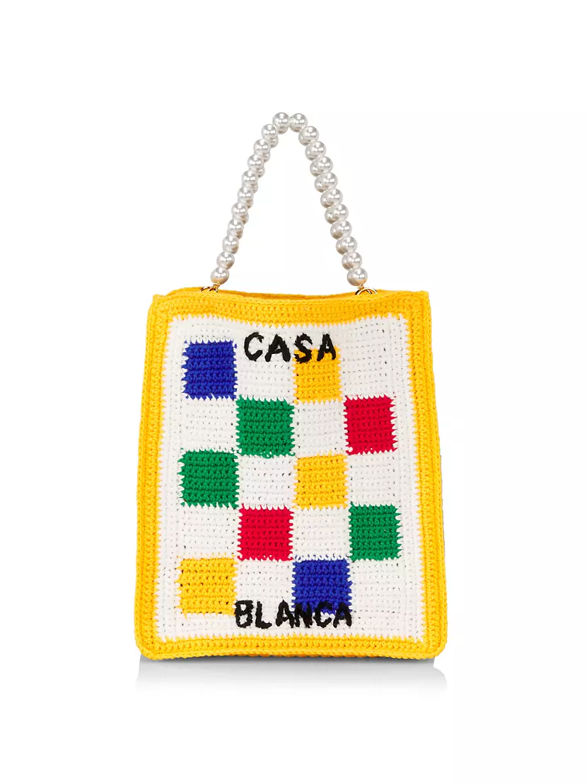 Сумка сэтчел Casablanca Mini Crochet Square Casablanca