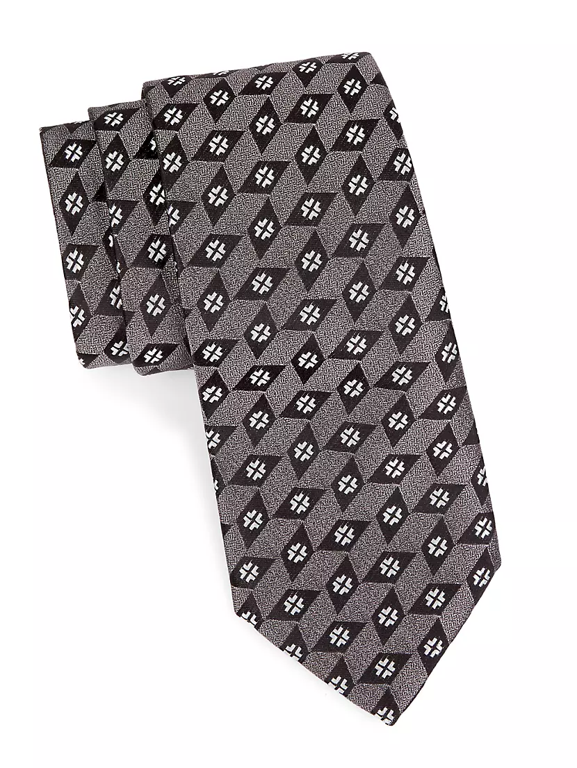 Галстук Charvet Window Silk Tie Charvet