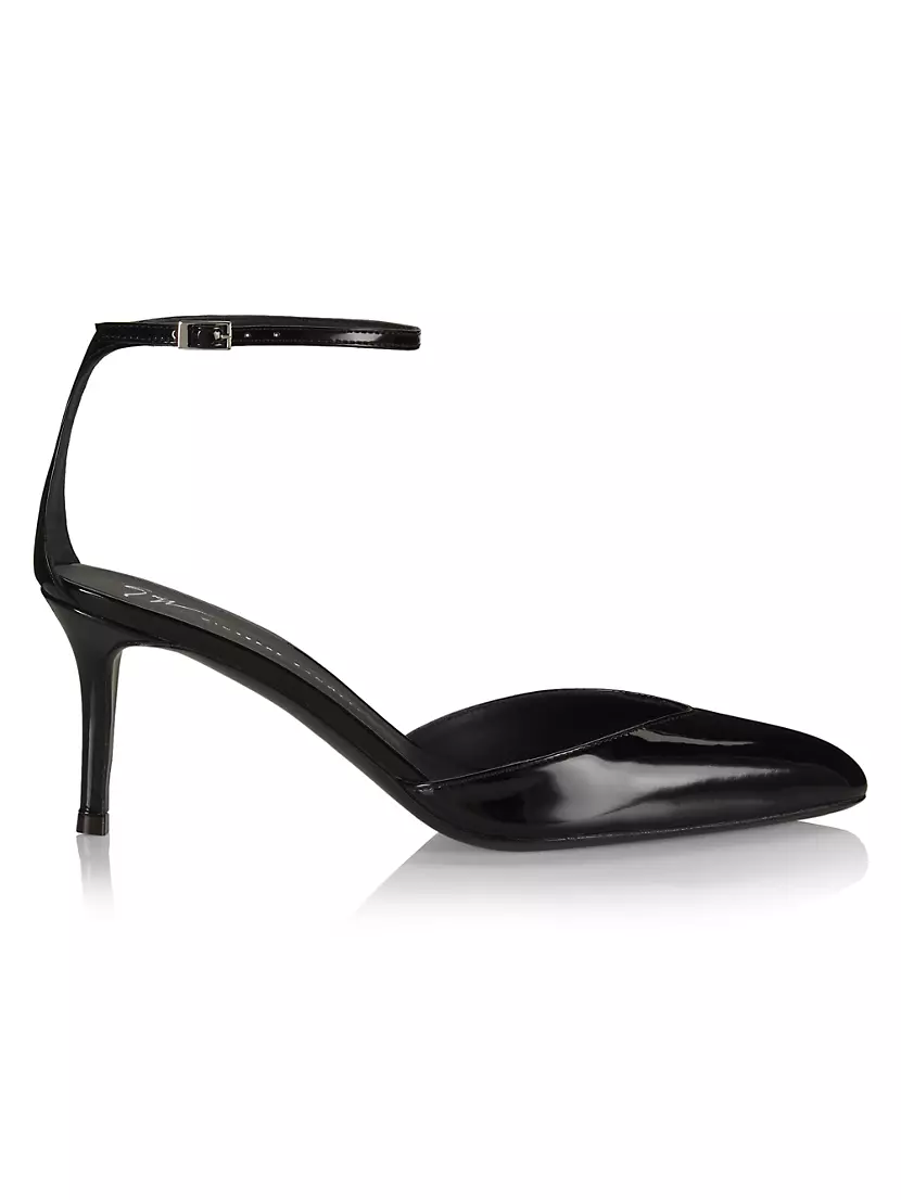 Женские Лодочки Giuseppe Zanotti Patent Leather Ankle-Strap Giuseppe Zanotti