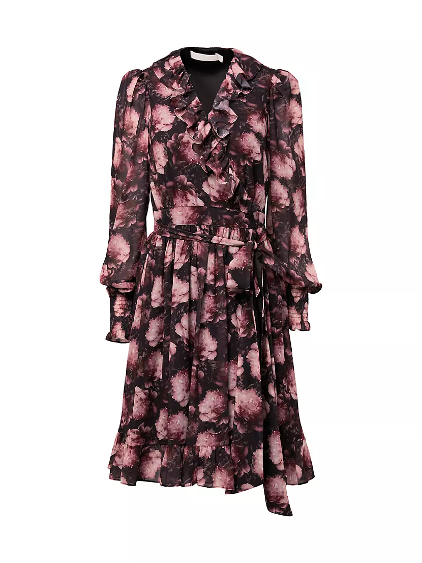 Женское Повседневное платье RACHEL PARCELL Ruffled Floral Wrap RACHEL PARCELL