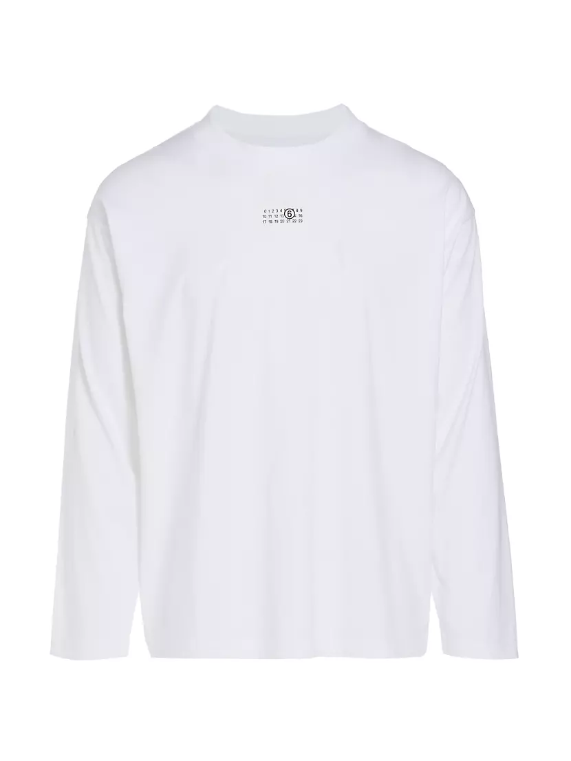 Мужская Футболка MM6 Maison Margiela Cotton Long-Sleeve MM6 Maison Margiela