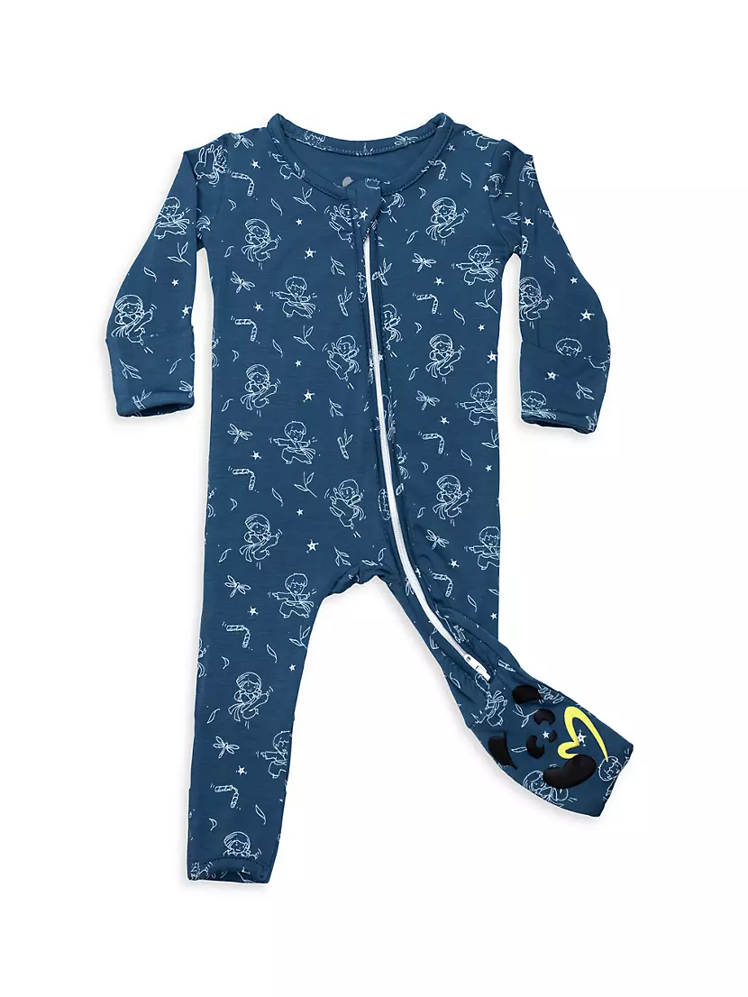 Детский Ромпер Bellabu Bear Ninja Print Convertible Footie Bellabu Bear